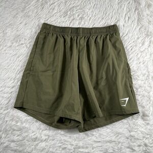 Gymshark Arrival Shorts Mens Small 5.5" Green Running Weight Lifting Training